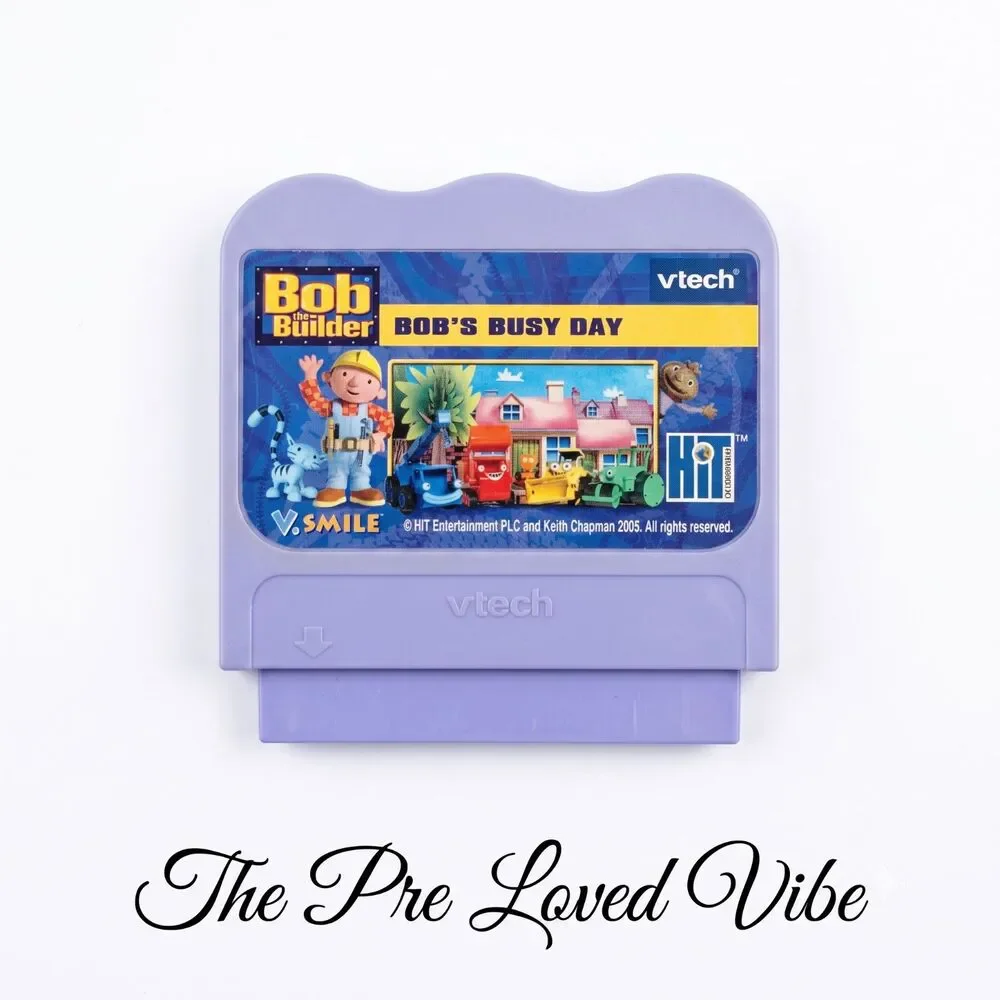 Vtech V.smile Bob the Builder Bob's Busy Day CARTRIDGE